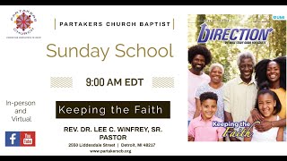 Partakers Church Sunday School 72824 [upl. by Cazzie769]