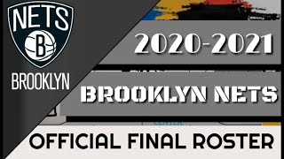 Brooklyn Nets Official Roster Lineup for 2021 Playoffs I Interga [upl. by Fabio]