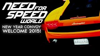 Need for speed World  HAPPY NEW YEAR 2015 Meet up amp Convoy [upl. by Ijneb366]