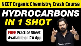 HYDROCARBONS in 1 Shot  All Concepts Tricks amp PYQs Covered  Class 11  NEET [upl. by Anerat]