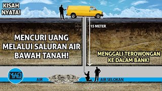 RELA MASUK KE SELOKAN YANG DALAM DEMI MENCURl UANG BANK Menggali Terowongan di Saluran Air [upl. by Calmas]