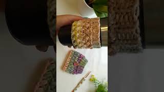 Free Pattern Tutorial Crochet CUP Koozies for all your Cantines amp Coffee Cups [upl. by Adnarom911]