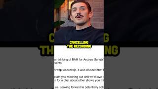 Andrew Schulz cancelled because of Trump 😳🤔 [upl. by Noislla]