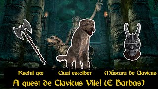 Skyrim  Qual a escolha certa Ajudar ou matar Barbas Machado ou máscara A Quest de Clavicus Vile [upl. by Lyon]