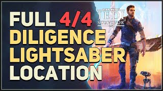 Full Diligence Lightsaber Location Star Wars Jedi Survivor [upl. by Olympium]