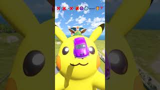 Cars VS Pokemons 🚗  BeamNGdrive shorts [upl. by Claman]