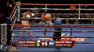 Juan Francisco quotGalloquot Estrada vs Roman quotChocolatitoquot Gonzalez Completa HD Tv Azteca [upl. by Marcelo]