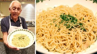 Spaghetti Aglio e Olio and Anchovies Recipe [upl. by Arimahs]