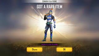 Motorracer9  Motor racer 9 in free fire I have got rare prize in gold royale [upl. by Mirilla]