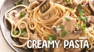 Say Goodbye 👋 to Heavy Cream Pasta  This 5Minute 🍄 Creamy Mushroom Pasta is Your New BFF [upl. by Animsay]