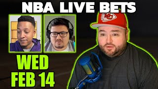 NBA Bets Live Wednesday February 14  Kyle Kirms Picks amp Predictions  The Sauce Network [upl. by Moyra430]