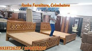 Teak Wood Wooden Cot Coimbatore8️⃣8️⃣3️⃣8️⃣7️⃣2️⃣6️⃣2️⃣1️⃣5️⃣ [upl. by Idnew]