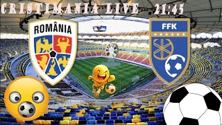 LIVE ROMANIA  KOSOVO  LIVE STREAM EUROPA NATIONS LEAGUE  cristimania romania nationsleague [upl. by Lennej473]