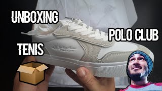 UNBOXING TENIS ROYAL COUNTY OF BERKSHIRE POLO CLUB EN CUERO BLANCOS  GRIS  ROSA 😎👌 [upl. by Haden]