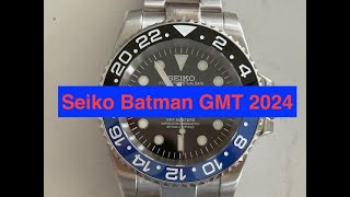 Must see 2024 Seiko Batman GMT Mod Very well executed piece ready to ship Check description [upl. by Siro505]