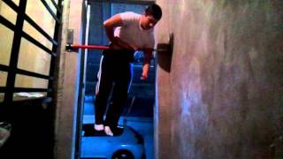 12 ROM one arm dips  almost 3 reps with RA 2 reps with LA [upl. by Hoxie]