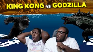 Godzilla vs King Kong REACTION  zimautanimation [upl. by Anton]