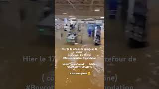 Hier le 17 octobre le carrefour de Givors  commune Du Rhône [upl. by Breanne584]