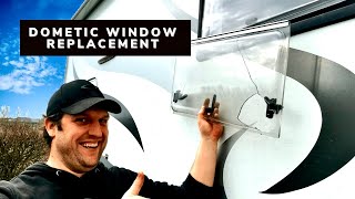 Finally fitted our new motorhome window  Easy Dometic Install [upl. by Anita]