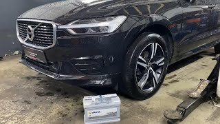 VOLVO XC60 BATTERY REPLACEMENT DIY HOW TO CHANGE BATTERY VOLVO XC60 BATTERIE WECHSELN MAIN BATTERY [upl. by Ytisahc]