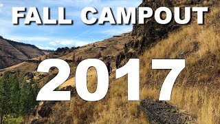 2017 Fall Campout  WenahaTucannon Wilderness Oregon [upl. by Anatak]