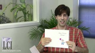 How to Print Half Fold Greeting Cards at Home [upl. by Ardaid]