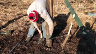 How to Build a Barbed Wire Fence in 10 Easy Steps farmcards [upl. by Ellenid]