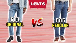 Levis 501 Original VS 505 Explained in 15 Seconds 🤯 [upl. by Asiil]