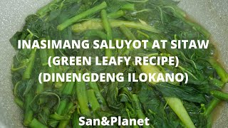 Dinengdeng na Saluyot at Sitaw  Saluyot Recipe  Inalsiman  Green Leafy Recipe  Ilokano Recipe [upl. by Xino333]