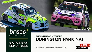 BRSCC LIVE  AUTUMN RACE WEEKEND  DONINGTON PARK  2122 SEPTEMBER 2024  SATURDAY STREAM [upl. by Nolaf]