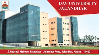 DAV University Jalandhar  Best Institute in Jalandhar Punjab  Campus Tour [upl. by Hoffert]