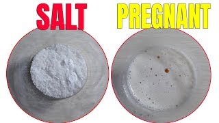 Pregnancy Test With Salt  How To Make Pregnancy Test At Home Step By Step With Real Video [upl. by Cort]