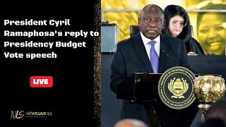 President Cyril Ramaphosas reply to Presidency Budget Vote speech [upl. by Cestar]