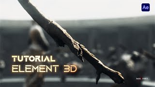 Element 3D compositing tutorial II After effect II Element 3D [upl. by Oreste]