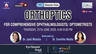 BINOCULAR VISION I ORTHOPTICS I 25th JUNE 2020 [upl. by Coopersmith]