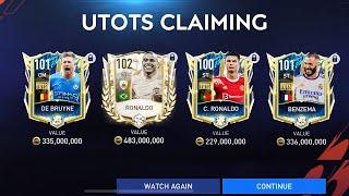 THIS IS THE BEST PACK OPENING EVER IN FIFA MOBILE 22  UTOTS PACK OPENING [upl. by Etyak]