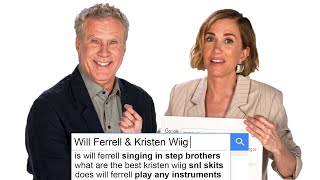 Will Ferrell amp Kristen Wiig Answer The Webs Most Searched Questions  WIRED [upl. by Anitnoc161]