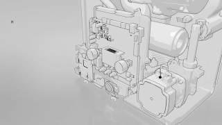 Daikin Kombi 1 8 Modülasyon [upl. by Sculley]