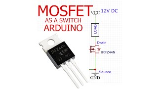 MOSFET as a Switch  MOSFET with Arduino [upl. by Arem418]