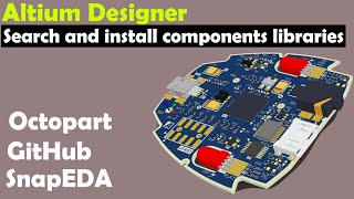 Altium Tutorial for Beginners Components searching and how to add a component library [upl. by Adnolehs]