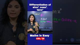 Differentiation  Class 12 Maths  Derivative of sinx⁰  Cosx⁰  tanx⁰ jee ytshorts shorts maths [upl. by Denzil]