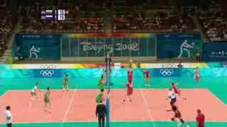 Bulgaria vs Russia  Mens Volleyball  Beijing 2008 Summer Olympic Games [upl. by Verina]