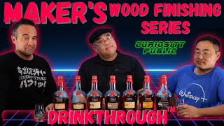 Makers Mark Wood Finishing Series Drinkthrough  Curiosity Public [upl. by Nyvek685]