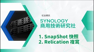 Synology 3分鐘教學SnapShot快照  Replication複寫 [upl. by Derag]