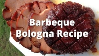 Barbeque Bologna Recipe  How To Smoke Bologna [upl. by Fabrin341]