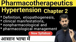 Pharmacotheraphetics Chapter 2 Cardiovascular system  Etiology and Pathogenesis of Hypertension [upl. by Lindholm249]