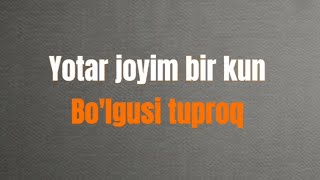 Yotar joyim bir kun bolgusi tuproq  nazaroovme [upl. by Ihn393]