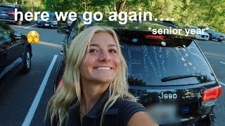 first day of school vlog 2022 senior year [upl. by Hobbs]