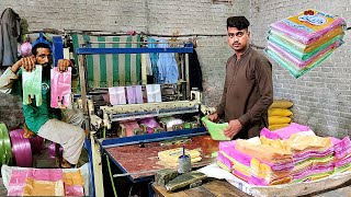 Shopping bag making at home  Plastic bag manufacturing process  Shopper banane ka tarika [upl. by Lurline931]