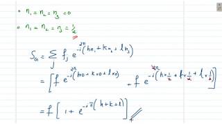 Structure factors of bcc and fcc lattices [upl. by Irved]